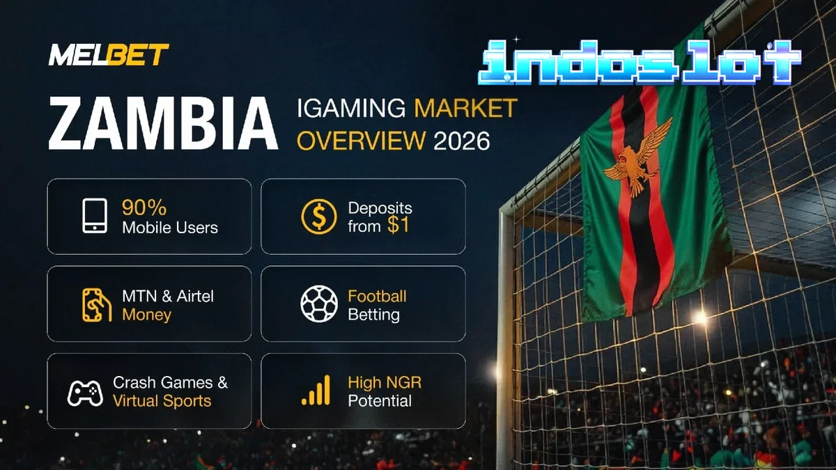 Pemandangan digital modern yang mewakili pasar iGaming yang sedang berkembang di Zambia.